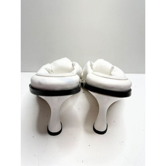 Circus by Sam Edelman Sandals Womens Size 8.5 White Sim Slides Square Toe - Picture 6 of 9
